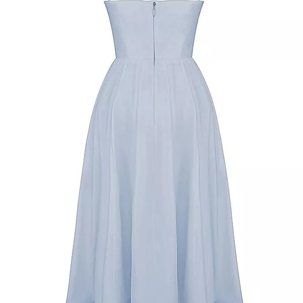 HOUSE OF CB 'Lolita' Soft Blue Corset Sundress Midi - Picture 4 of 7